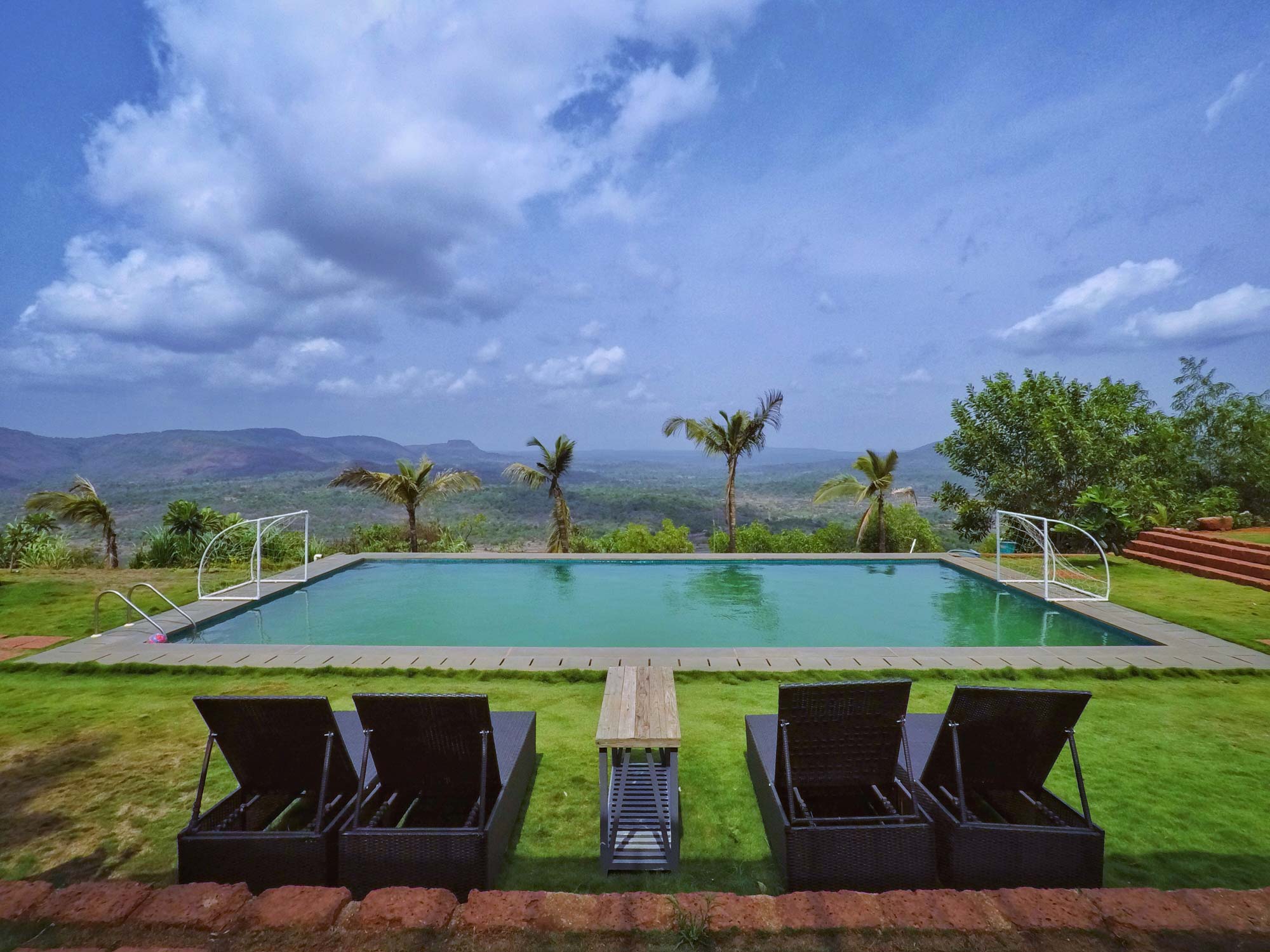 luxury adventure resort swimming pools spa near mumbai and pune
