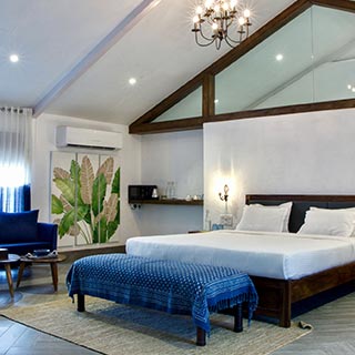 Blue aqua cool ocean theme rooms luxury stays and rooms luxury adventure resort raigad mumbai pune mangaon