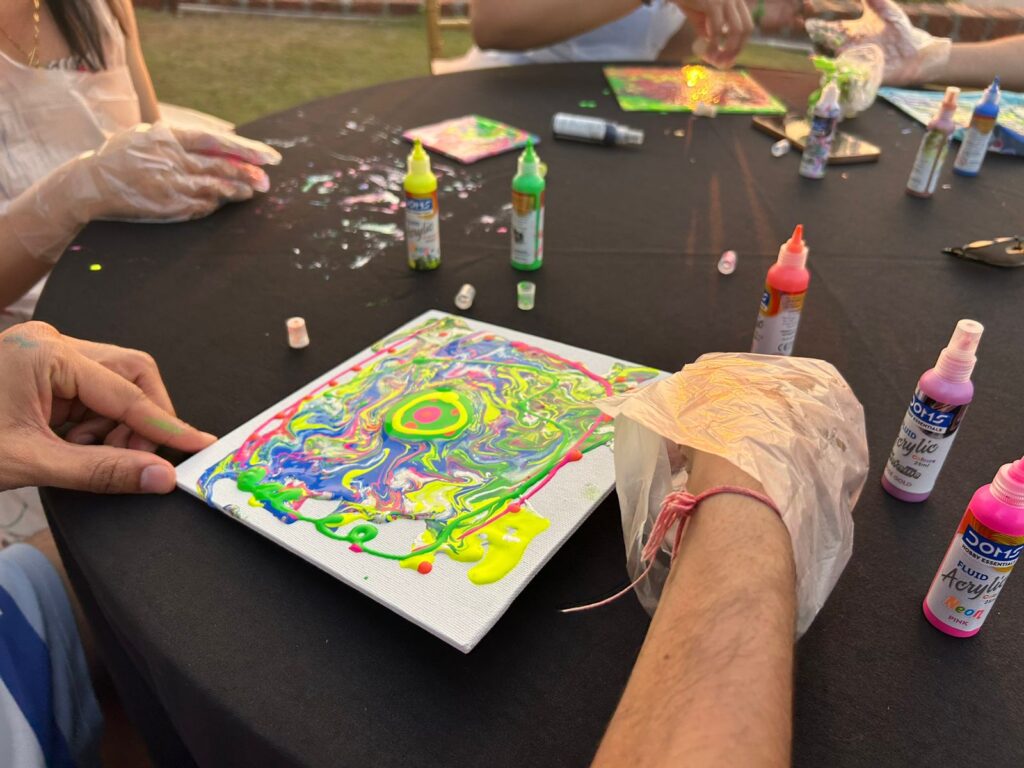 fluid art and creativity activity forest hills at tala resort