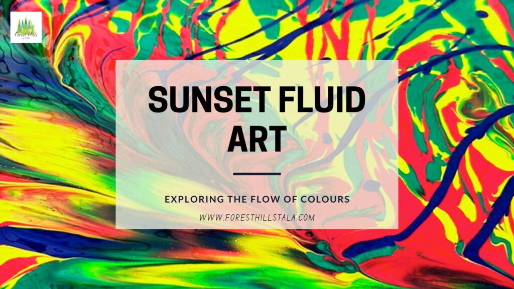 Creativity at the Sunset | Fluid Art Contest: A Vibrant Evening at Forest Hills Tala Resort